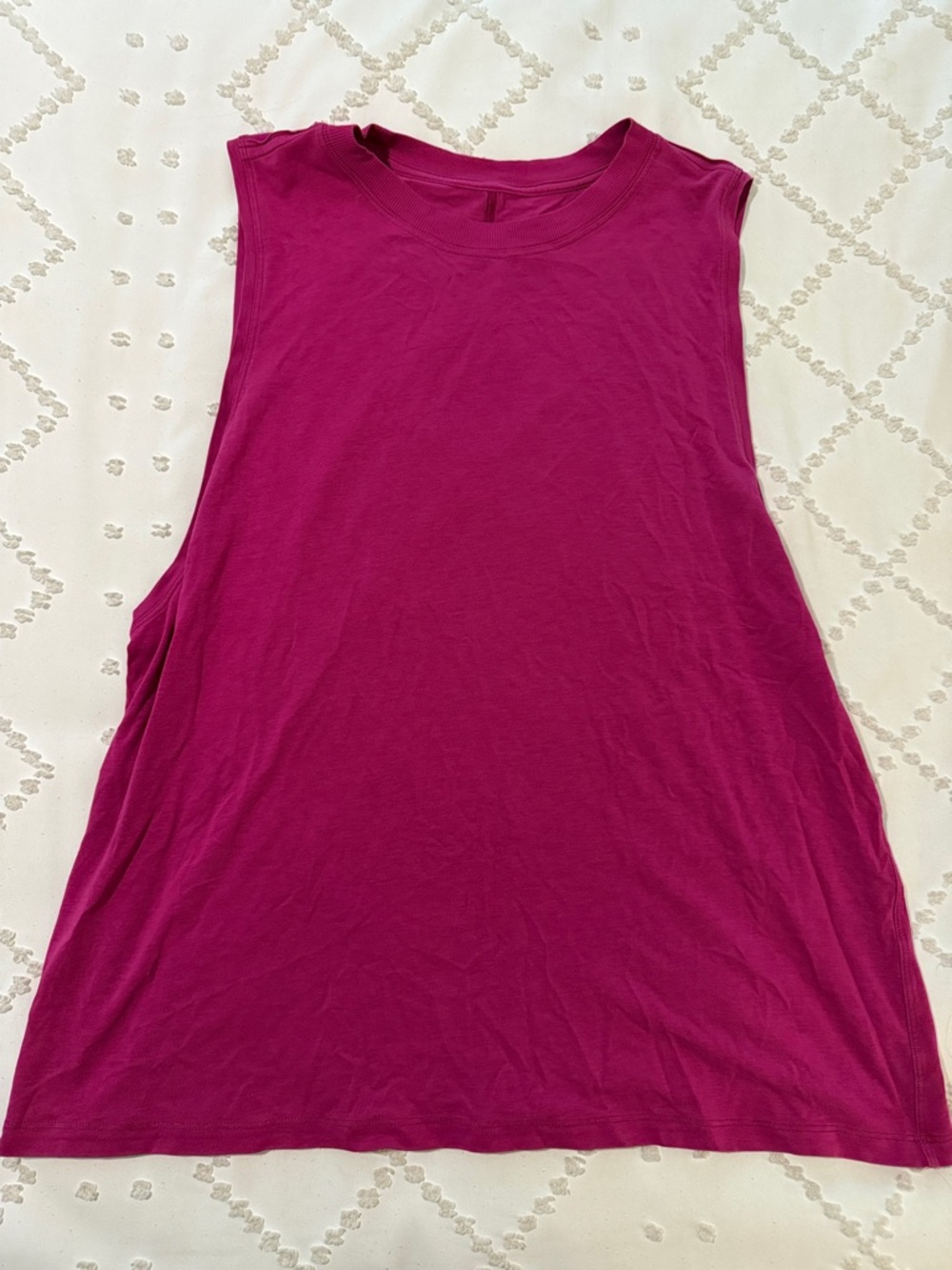 lululemon athletica Sleeveless Scoop Tank - Fuchsia